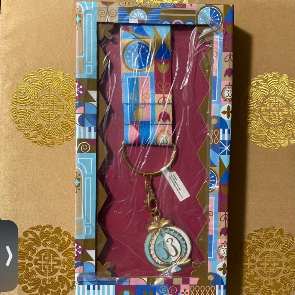 Disney Club 33 It’s A Small World Lanyard